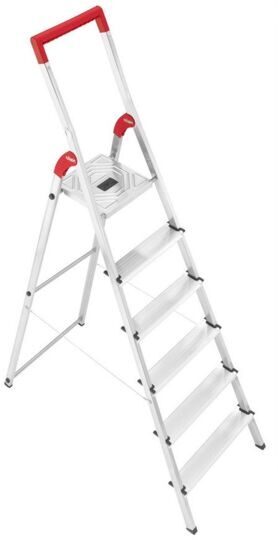 Стремянка 6 ступеней L50 EasyClix Hailo 8150-601
