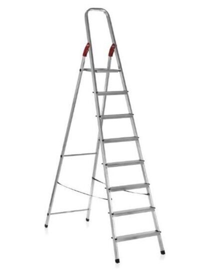 Стремянка алюминиевая 8 ступеней L9 Hailo