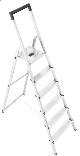 Стремянка 6 ступеней L40 EasyClix Hailo 8140-601